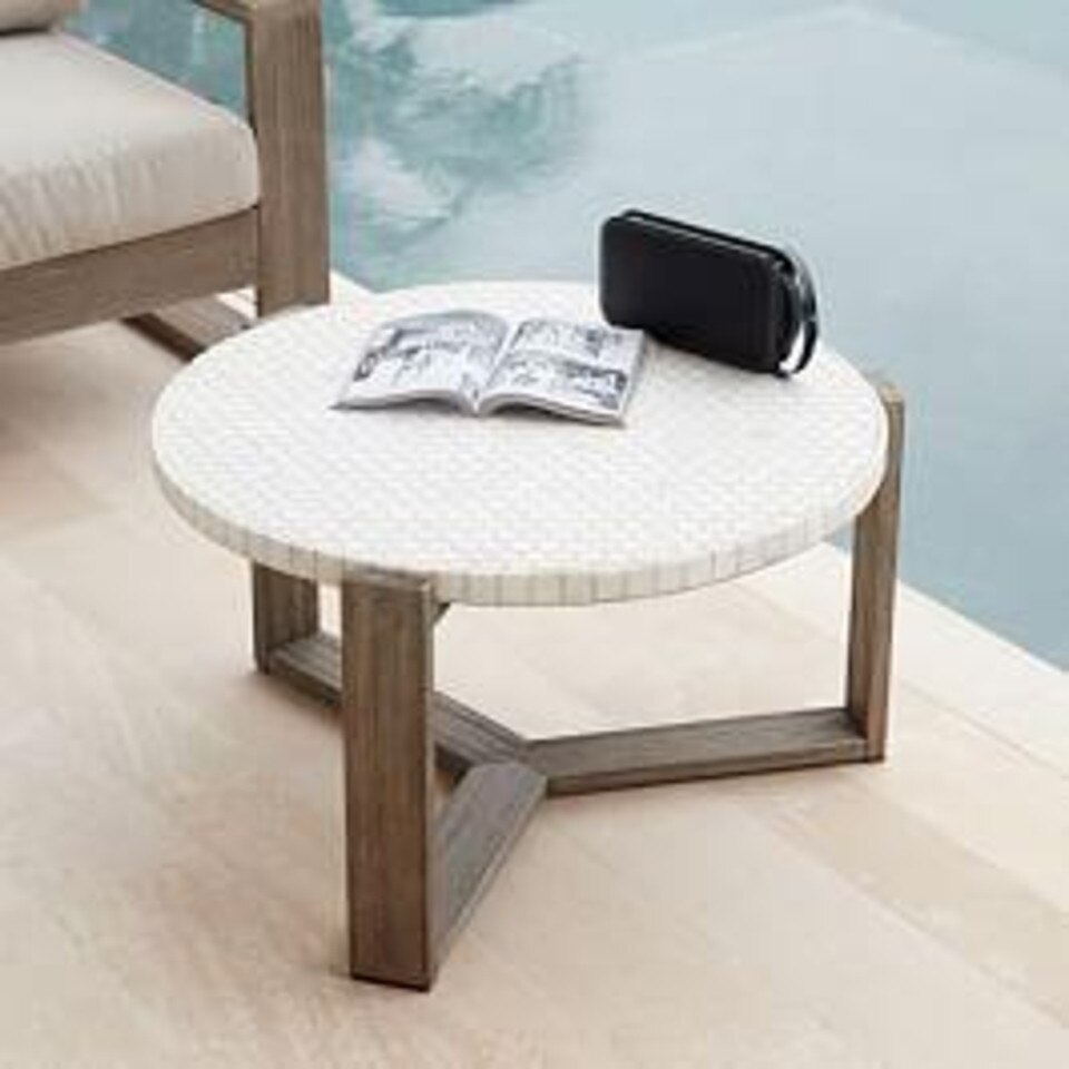 Mosaic Outdoor Coffee Table (82.5 cm) West Elm Australia